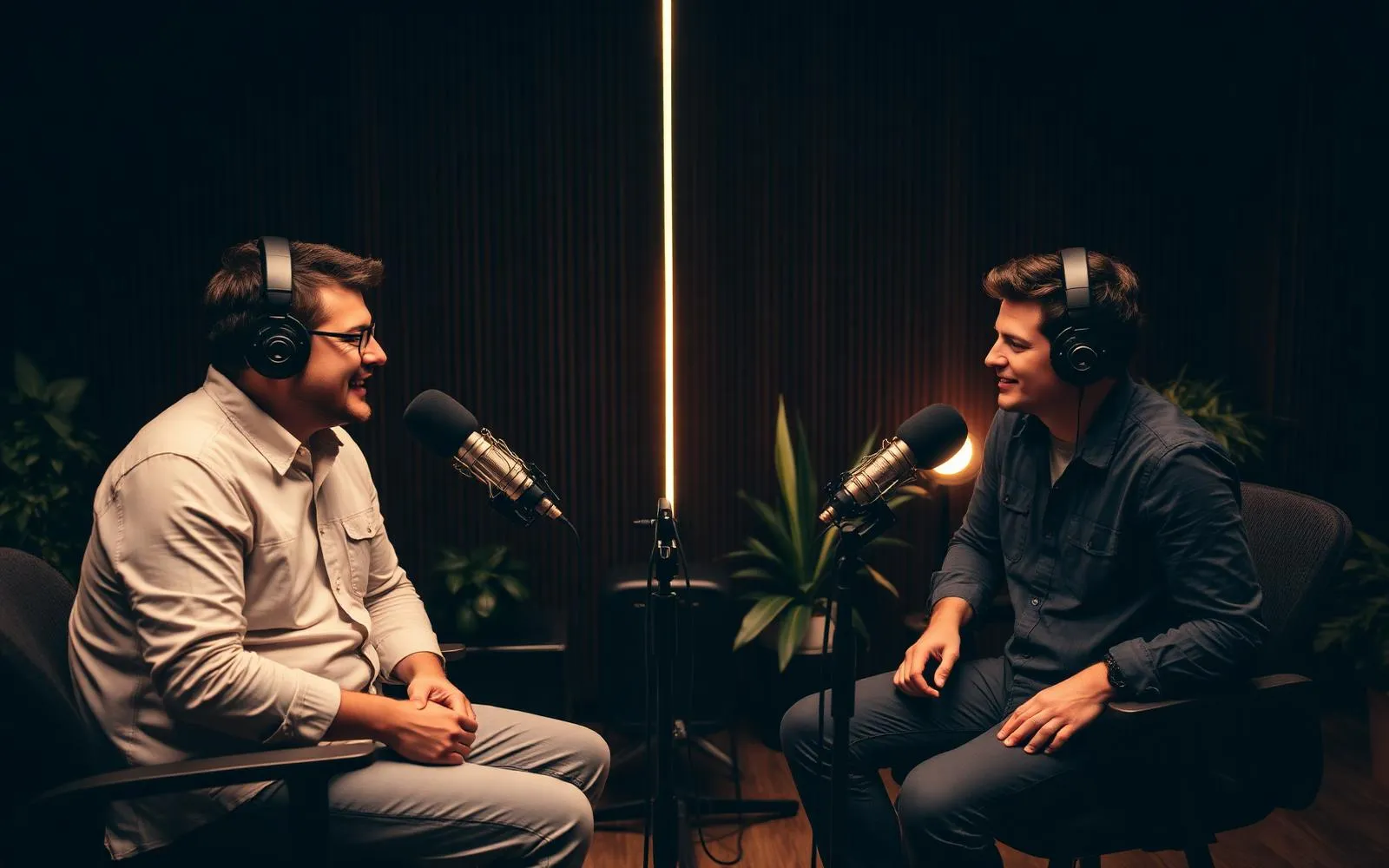 Rooted podcast recording session